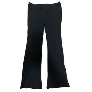 Old Navy Ribbed Flare Leg Stretch Leggings For Toddler in Black